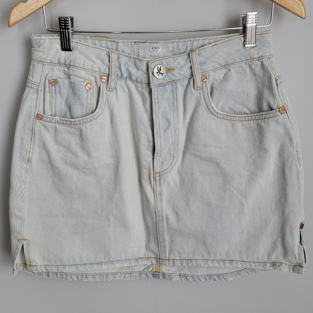 One Teaspoon Denim Mini Skirt NWT Size 28